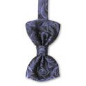 Blue Rose Bow Tie
