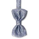 Ice Blue Rose Bow Tie