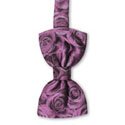 Purple Rose Bow Tie
