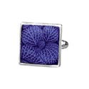 Blue Leaf Cufflinks