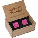 Pink Rose Cufflinks