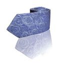 Ice Blue Rose Necktie