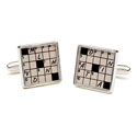 Crossword Puzzle Cufflinks