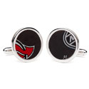 New Jersey Devils Puck Cufflinks