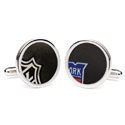 Rangers Hockey Puck Cufflinks