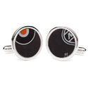 Flyers Hockey Puck Cufflinks