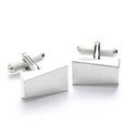 Geometric Engraved Cuff Links