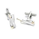 Cricket Bat & Wicket Cufflinks