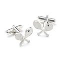 Tennis Raquet Cufflinks
