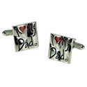 I Love My Dad Cuff Links