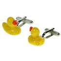 Yellow Duck Cuff Links