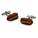 Hot Dog Cuff Links