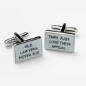 Lawyer Slogan Cufflinks