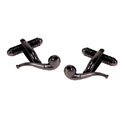 Burnished Pipe Cufflinks