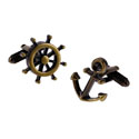 Anchor & Wheel Cufflinks