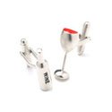 Wine and Glass Cufflinks