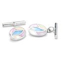 Multi-Colored Pearl Cufflinks