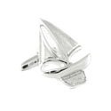 Silver Sailboat Cufflinks