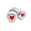 Light Up Heart Cufflinks