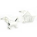 Dog and Kennel Cufflinks