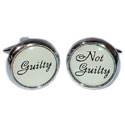 Guilty Not Guilty Cufflinks