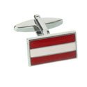 Austrian Flag Cufflinks