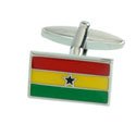 Ghana Flag Cufflinks