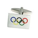 Olympic Flag Cufflinks