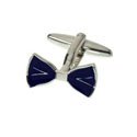 Blue Bow Tie Cufflinks