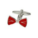 Red Bow Tie Cufflinks