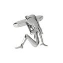 Trucking Girl Cufflinks