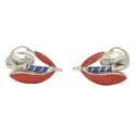 Sterling Fishing Lure Cufflinks