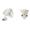 Sterling Saber Tooth Tiger Cufflinks