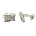 Sterling Newspaper Cufflinks