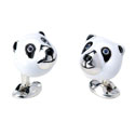 Sterling Panda Cufflinks