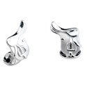 Sterling Saddle Cufflinks