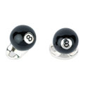 Sterling 8 Ball Cufflinks