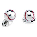 Sterling Baseball Cufflinks
