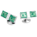Sterling Money Stack Cufflinks