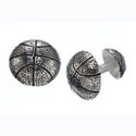 Sterling Basketball Cufflinks