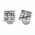 Sterling Buy & Sell Cufflinks