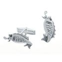 Sterling Fish Cufflinks