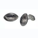 Sterling Football Cufflinks