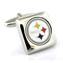 Round Steelers Cufflinks