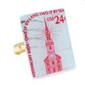 Old North Church Stamp Cufflinks