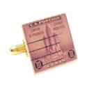 Chicago Stamp Cufflinks