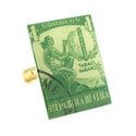 Cigar Stamp Cufflinks (Cuba)