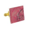 Pyramid & Sphinx Stamp Cufflinks (Egypt)