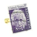 Einstein Stamp Cufflinks