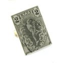 Giovanni Da Bologna Stamp Cufflinks (Greece)